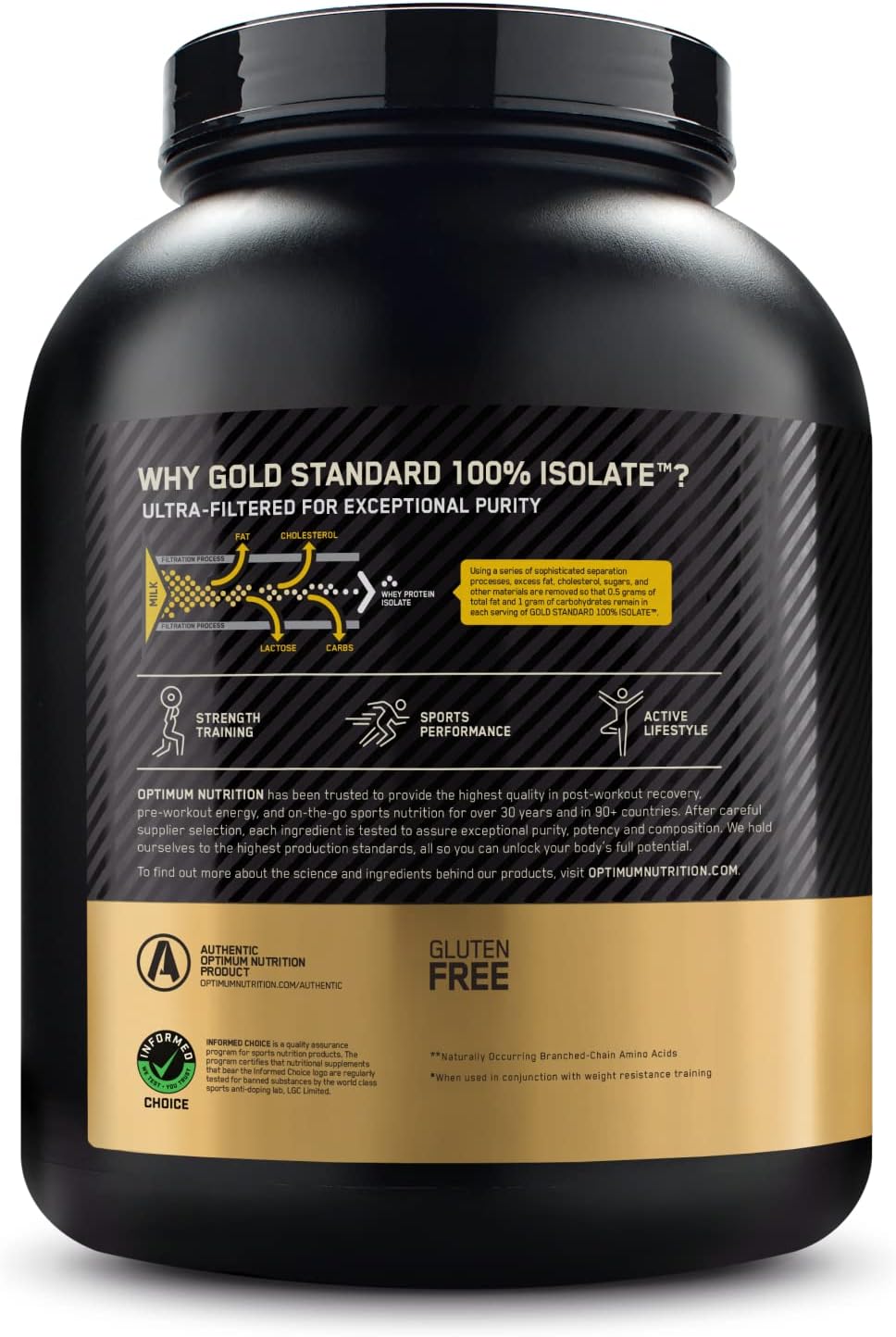 ON GOLD STANDARD ISOLATE- CHOCOLATE BLISS FLAVOR (5LB)