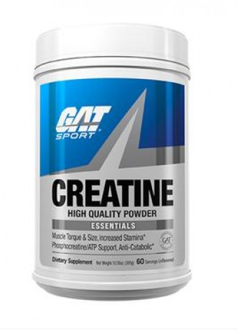 CREATINA GAT-SIN SABOR, 60 SERVICIOS