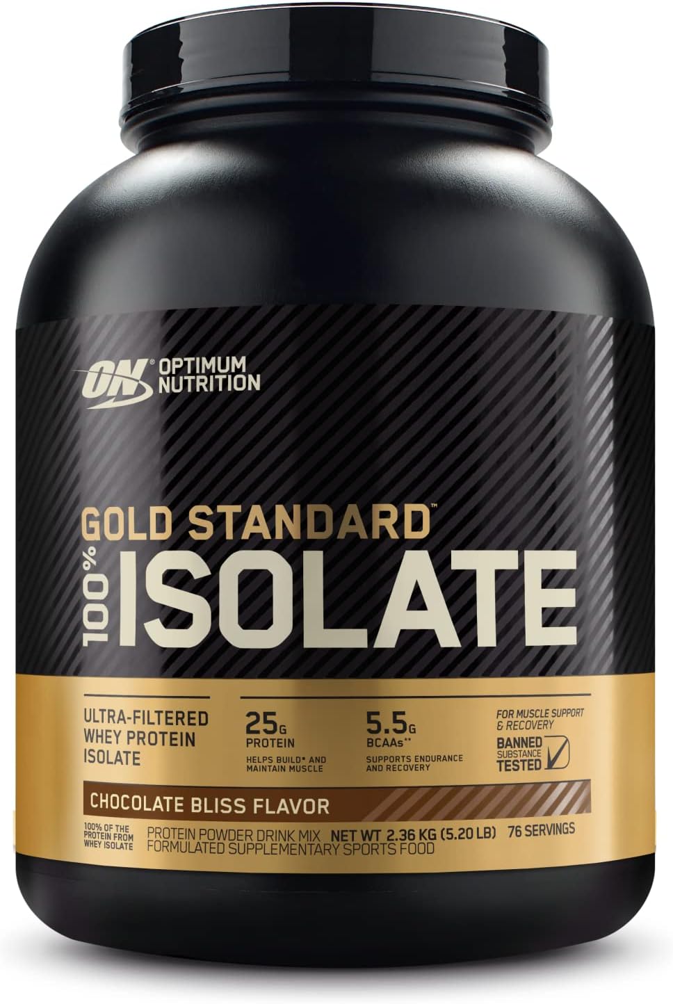 ON GOLD STANDARD ISOLATE- CHOCOLATE BLISS FLAVOR  (5LB)