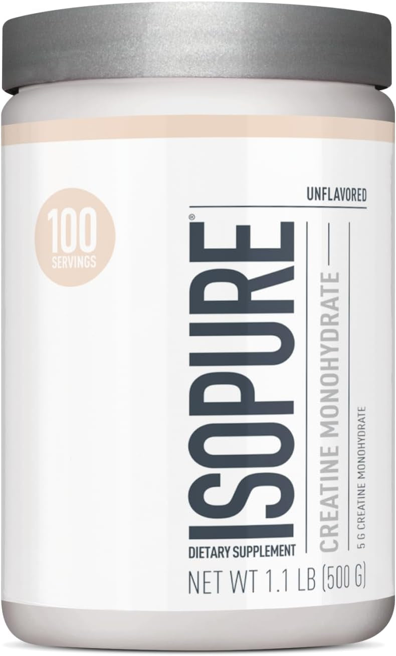 ISOPURE UNFLAVORED CREATINE MONOHYDRATE POWDER 500g